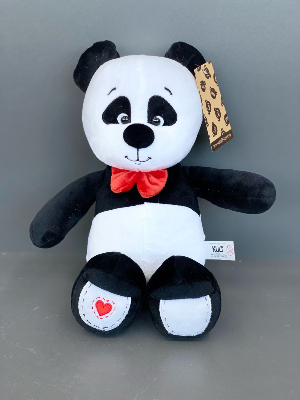 мишка панда 25 см - Цветочный салон ЦветкоFF Тюмень