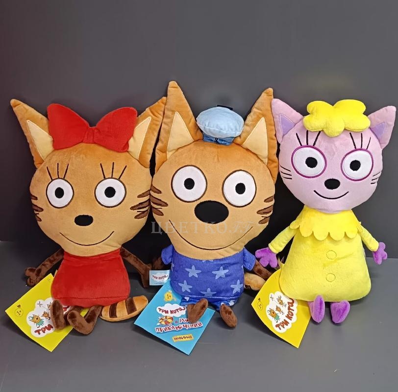 Игрушка Мякиши "Три Кота" в ассортименте - Цветочный салон ЦветкоFF Тюмень