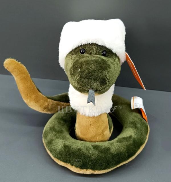 Мягкая игрушка игрушка змея "Мишушик", 15 см - Цветочный салон ЦветкоFF Тюмень