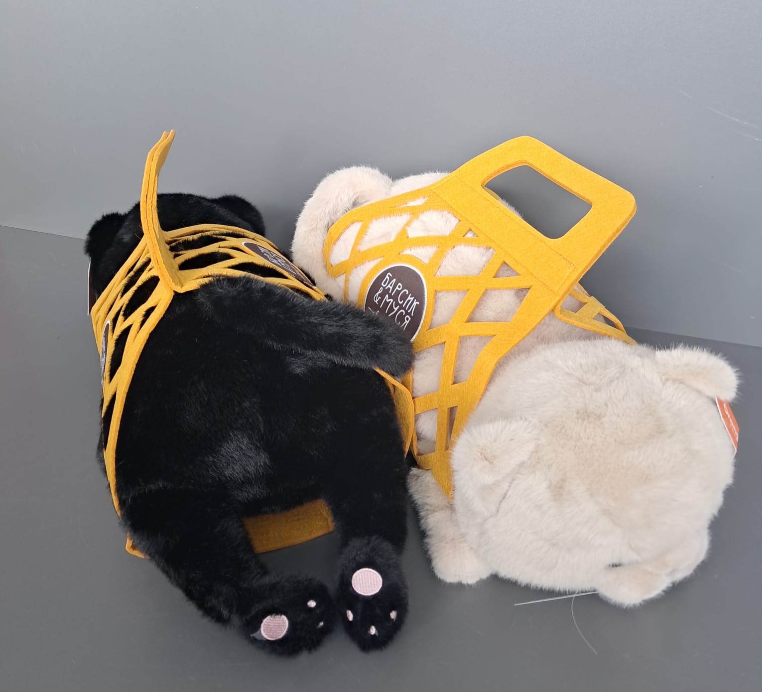 Мягкая игрушка кот Барсик а сумке 56 см - Цветочный салон ЦветкоFF Тюмень