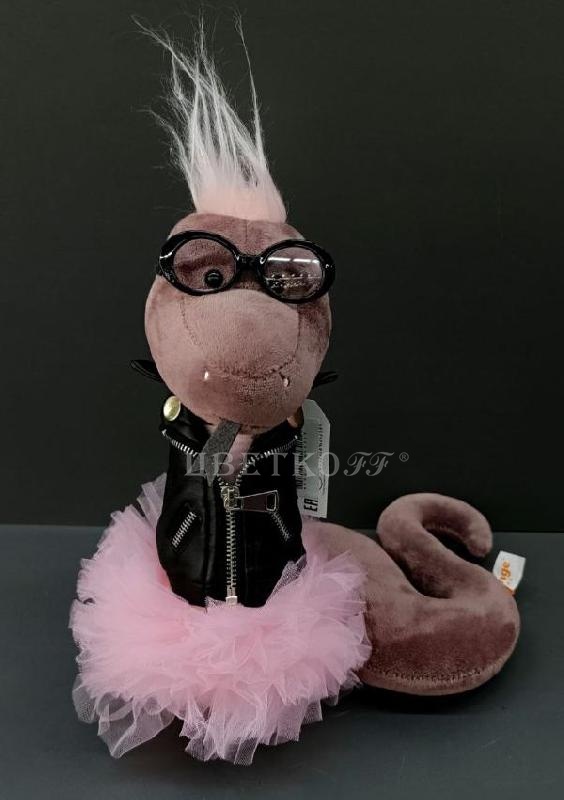 Мягкая игрушка игрушка змея "Рокси", 25 см - Цветочный салон ЦветкоFF Тюмень